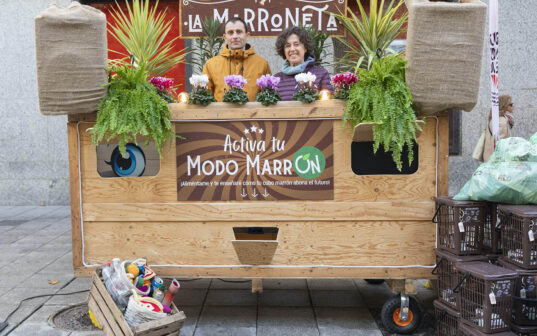 El Consorcio Agrupación nº1 de Huesca y GRHUSA invitan a la ciudadanía a “Activar el Modo MarrÓN” con la campaña “El cubo marrón abona el futuro”